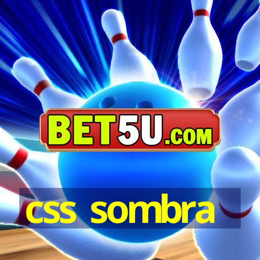 css sombra